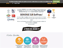 Tablet Screenshot of be4prono.com